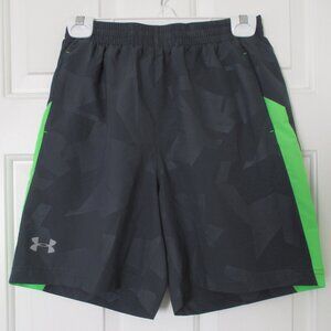 Under Armour HeatGear Young Mens Charcoal Gray Mesh-lined Swim Trunk NWOT - S